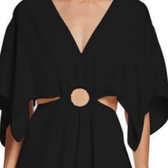 3.1 Phillip Lim Maxi Black Satin Cutout - Picture 8 of 14